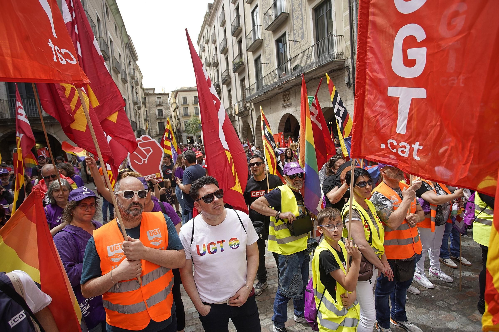 El sindicalisme gironí reclama reduir la jornada i fenar els accidents laborals