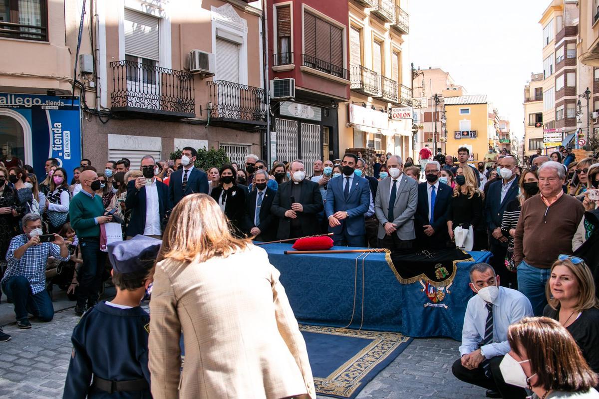 Desfile procesional de los alumnos del colegio Diocesano Oratorio Festivo de Orihuela