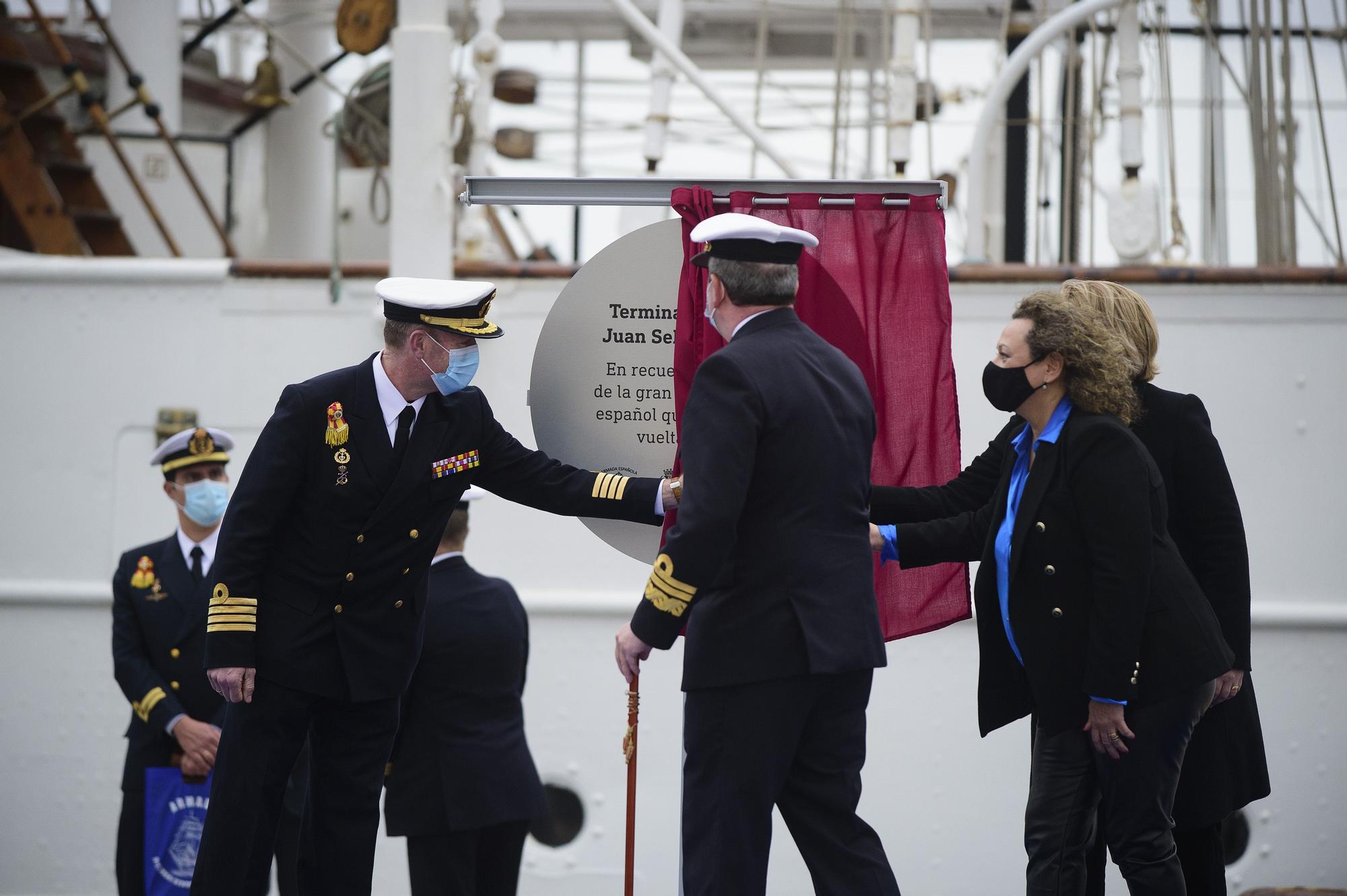 Así ha sido el homenaje a Elcano en Cartagena