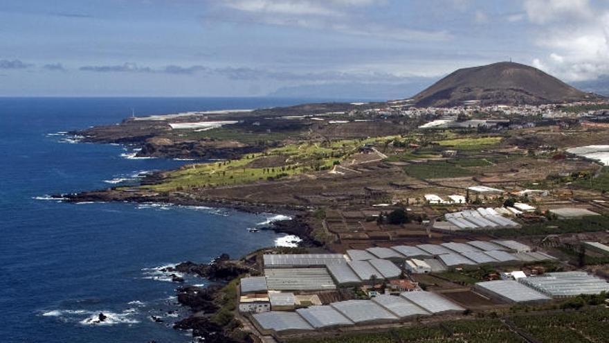 Terrenos agrícolas en la Isla Baja.