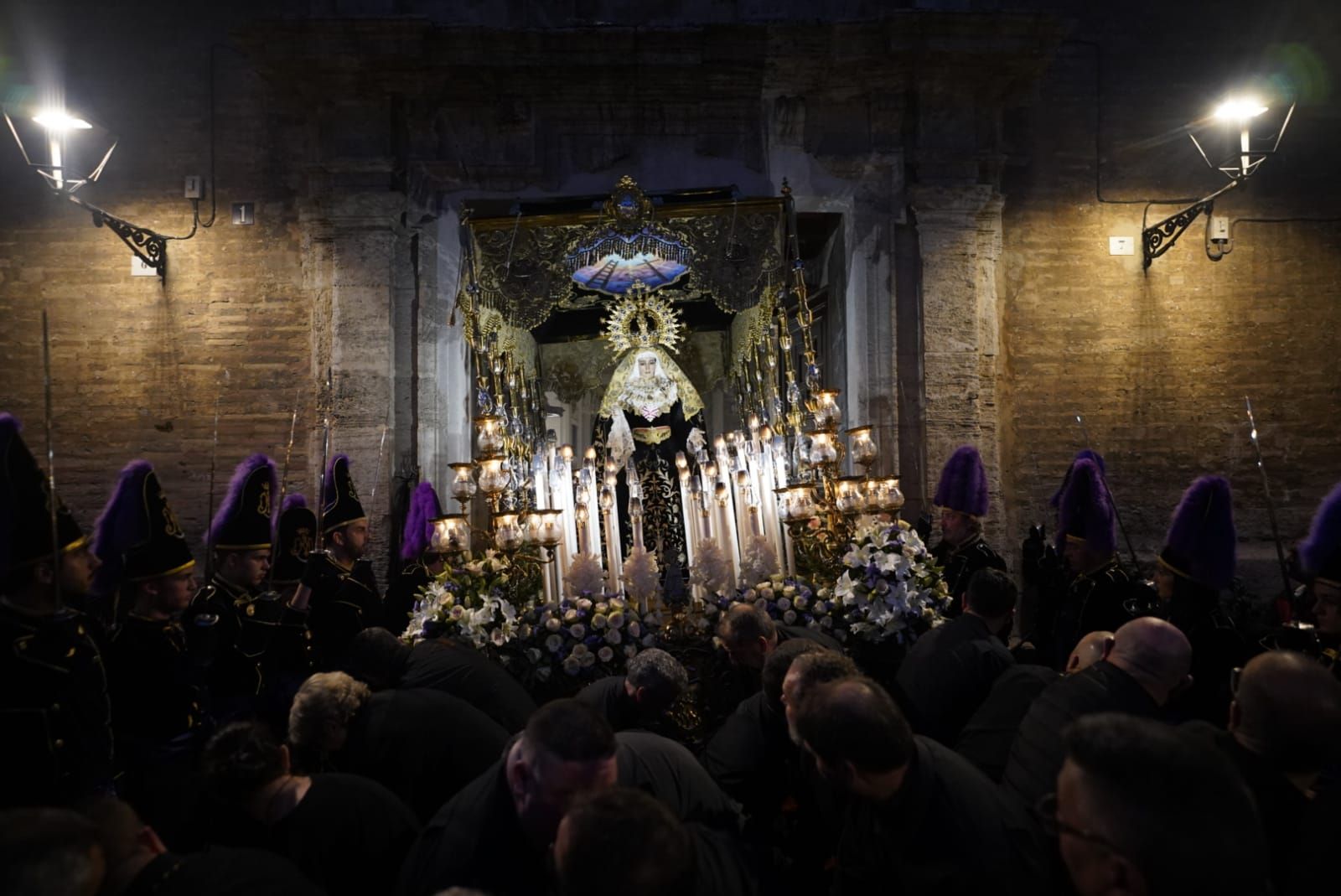 Procesión de la Dolorosa del Grao en la Semana Santa Marinera de València