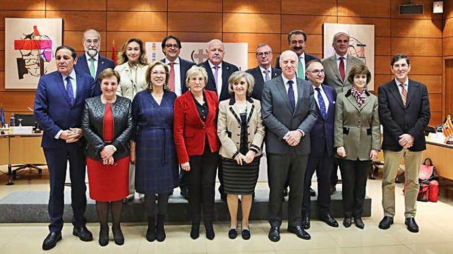 Reunión del Consejo Interterritorial de Salud, ayer, en Madrid.