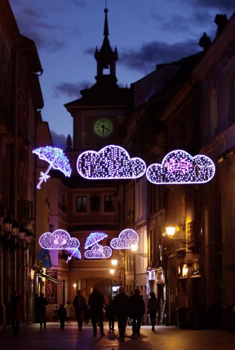 Luces de Navidad en Oviedo