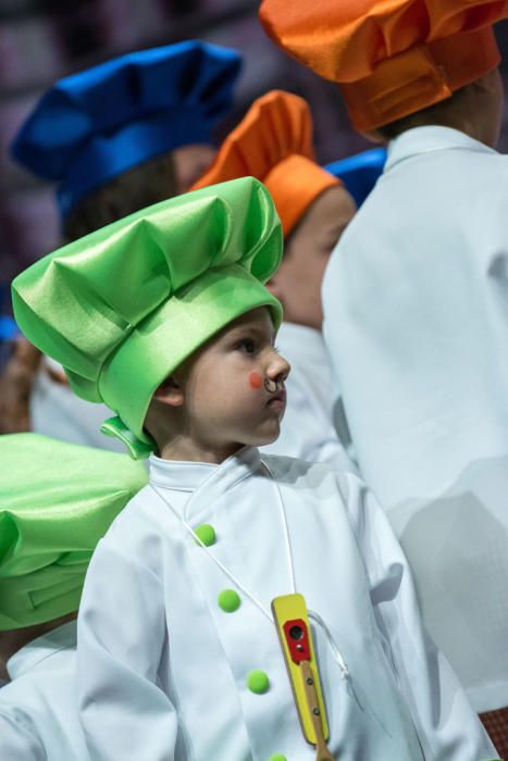 La agrupación infantil 'Con las manos en la masa'.