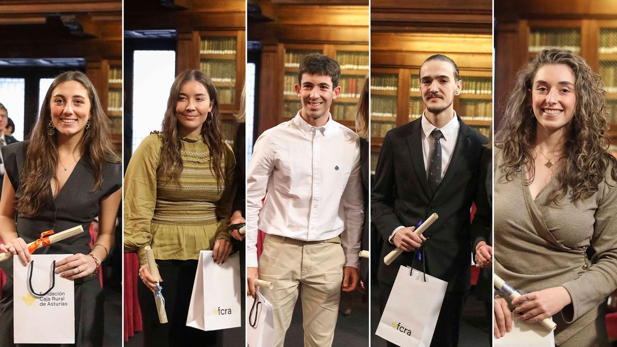 Ángela González González , Laura Rodríguez Campo, Martín Pastrana Ramírez de Arellano, Raúl Enrique Pariente Martín y Laura Amador Fernández