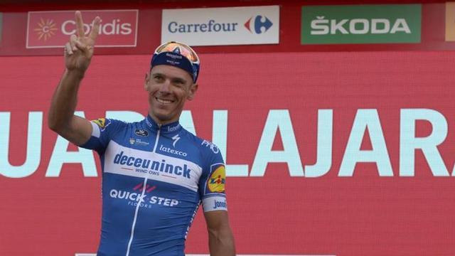 Philippe Gilbert, ganador de la etapa 17 de la Vuelta a España.