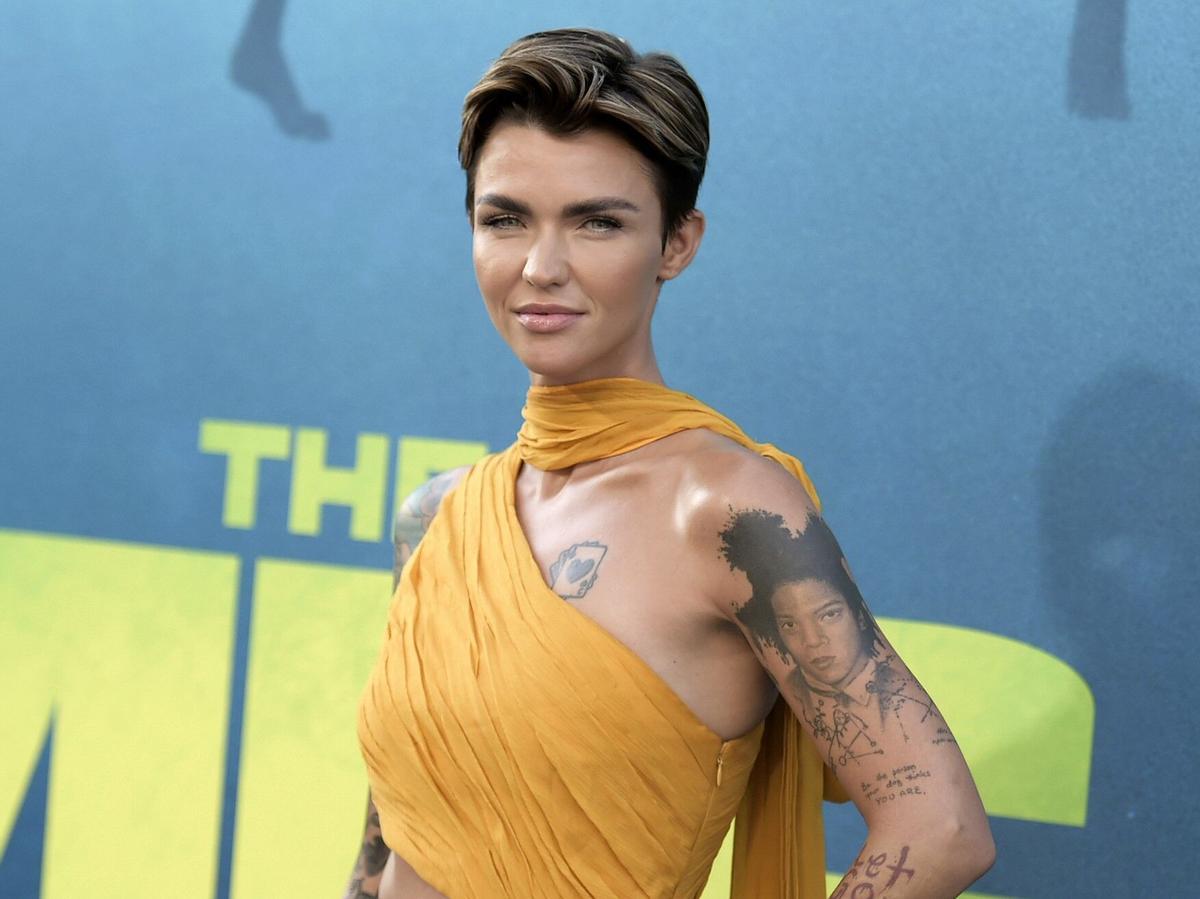 Ruby Rose en la presentación de la película 'The Meg' en Los Ángeles (EEUU).
