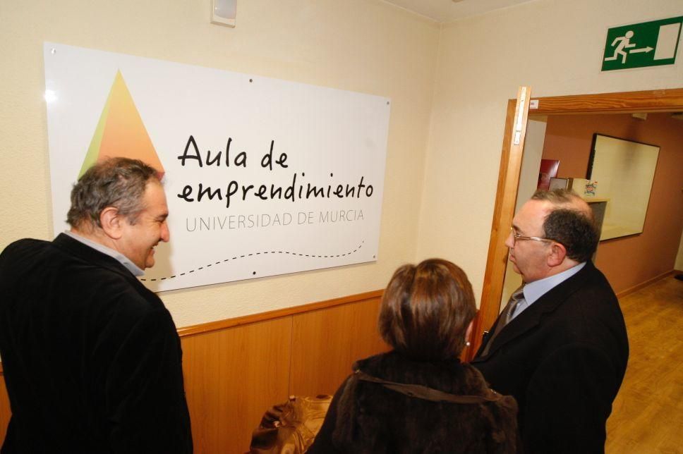 Inauguración del Aula de Emprendimiento de la UMU