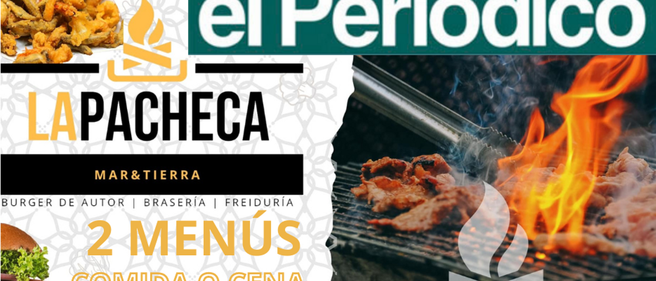 ¡Sorteo en La Pacheca! Disfruta de una comida o cena para dos personas