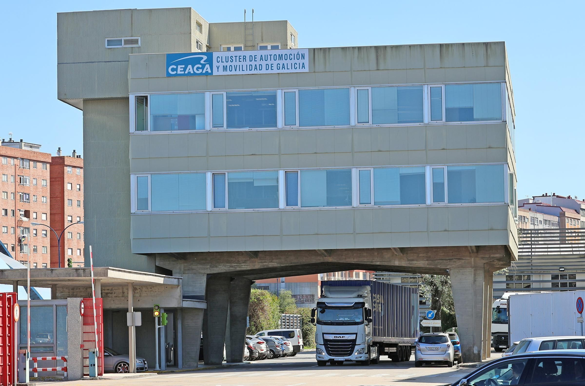 La sede de CEAGA (Clúster de Automoción y Movilidad de Galicia) en Balaídos