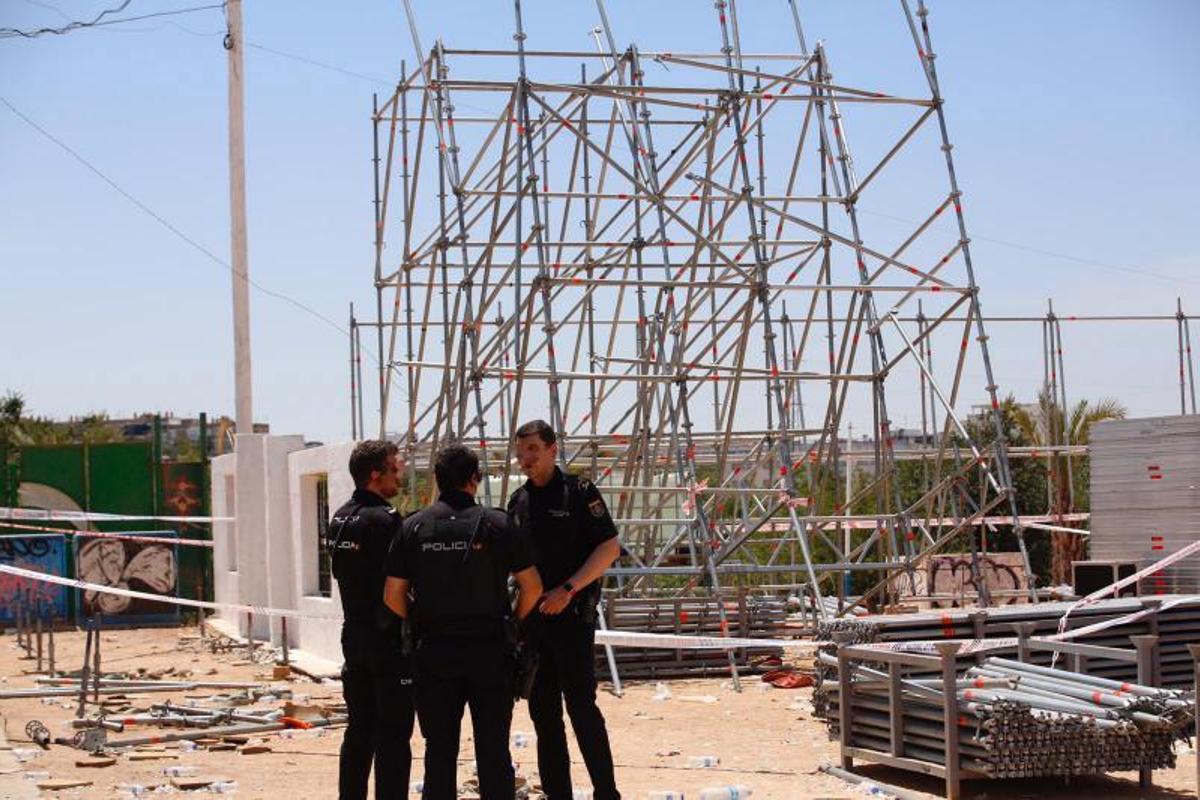 Los tres trabajadores heridos en El Arenal han sido ingresados en la UCI del Reina Sofía