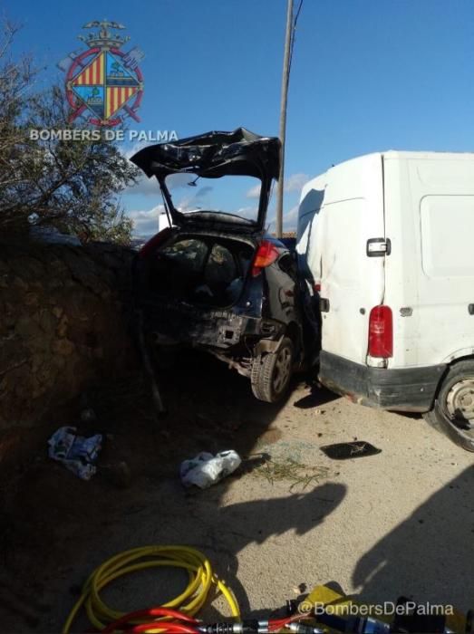 Accidente de tráfico cerca de Son Banya