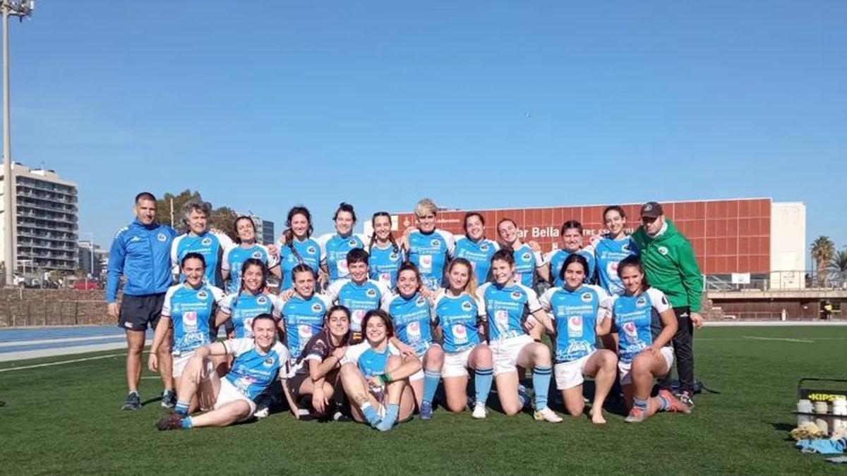 Equipo femenino de la Universidad de Zaragoza.