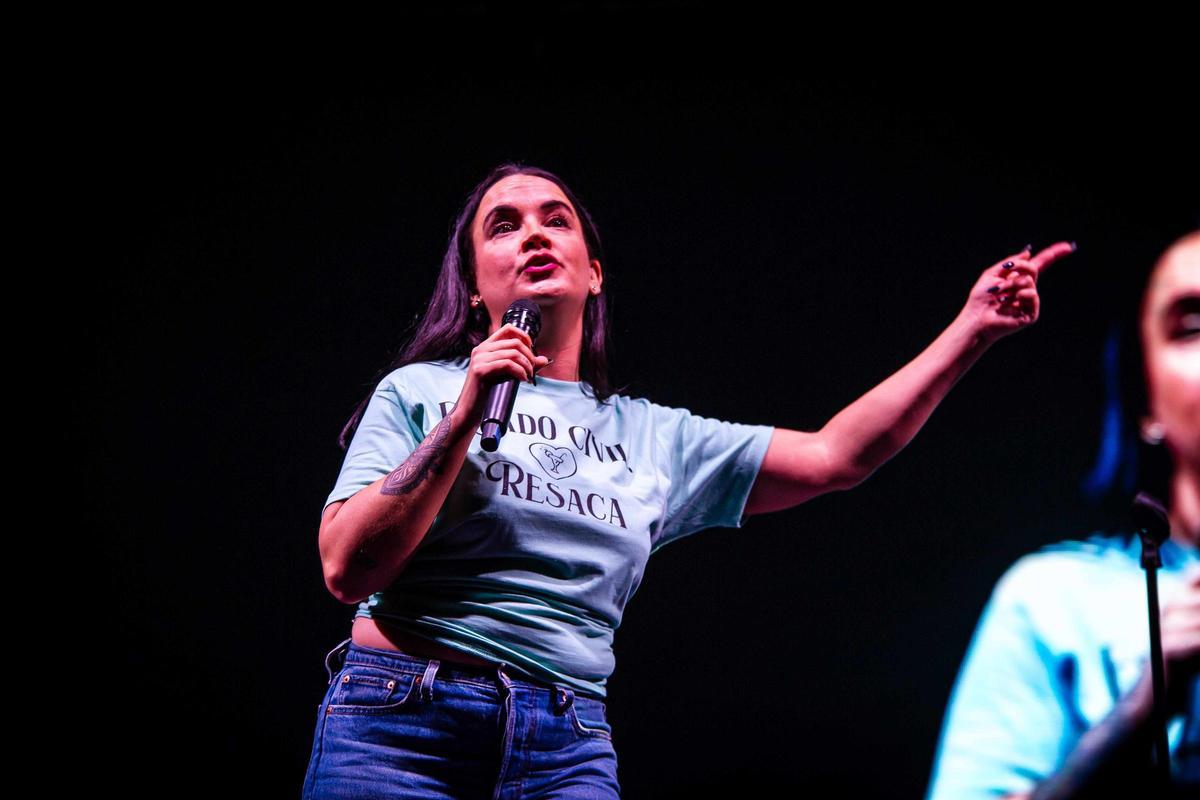 La actriz y humorista, en una representación de 'Martita sea'.