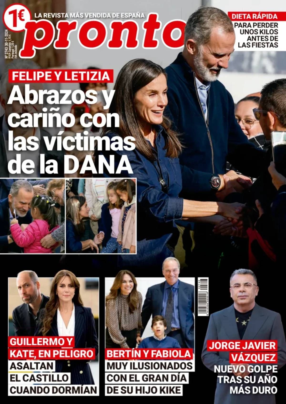 Portada revista Pronto del 25 de noviembre de 2024