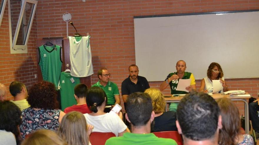 Imagen de la asamblea del CB Elda celebrada el miércoles.