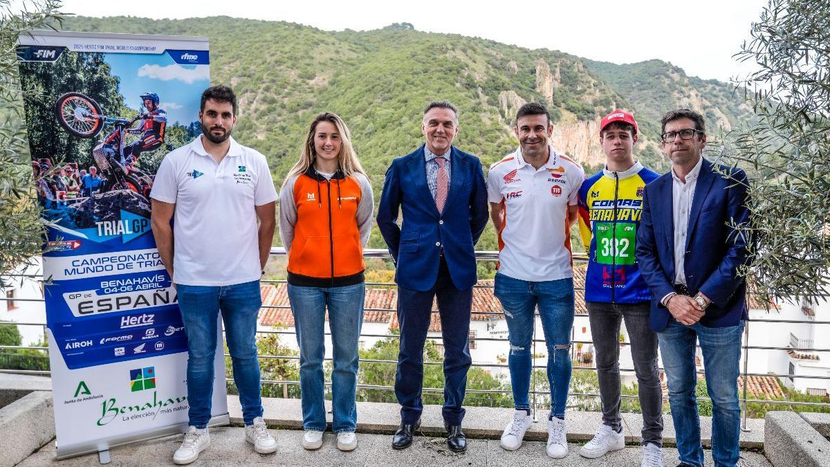 Imagen de la rueda de prensa del TrialGP en Benahavís.