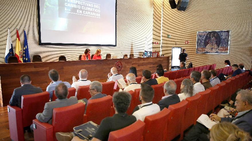 Apertura de la a jornada &#039;Perspectivas del Cambio Climático en Canarias&#039;.