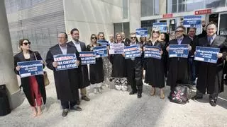 La huelga del Turno de Oficio se mantiene sin el respaldo de los colegios oficiales de abogados