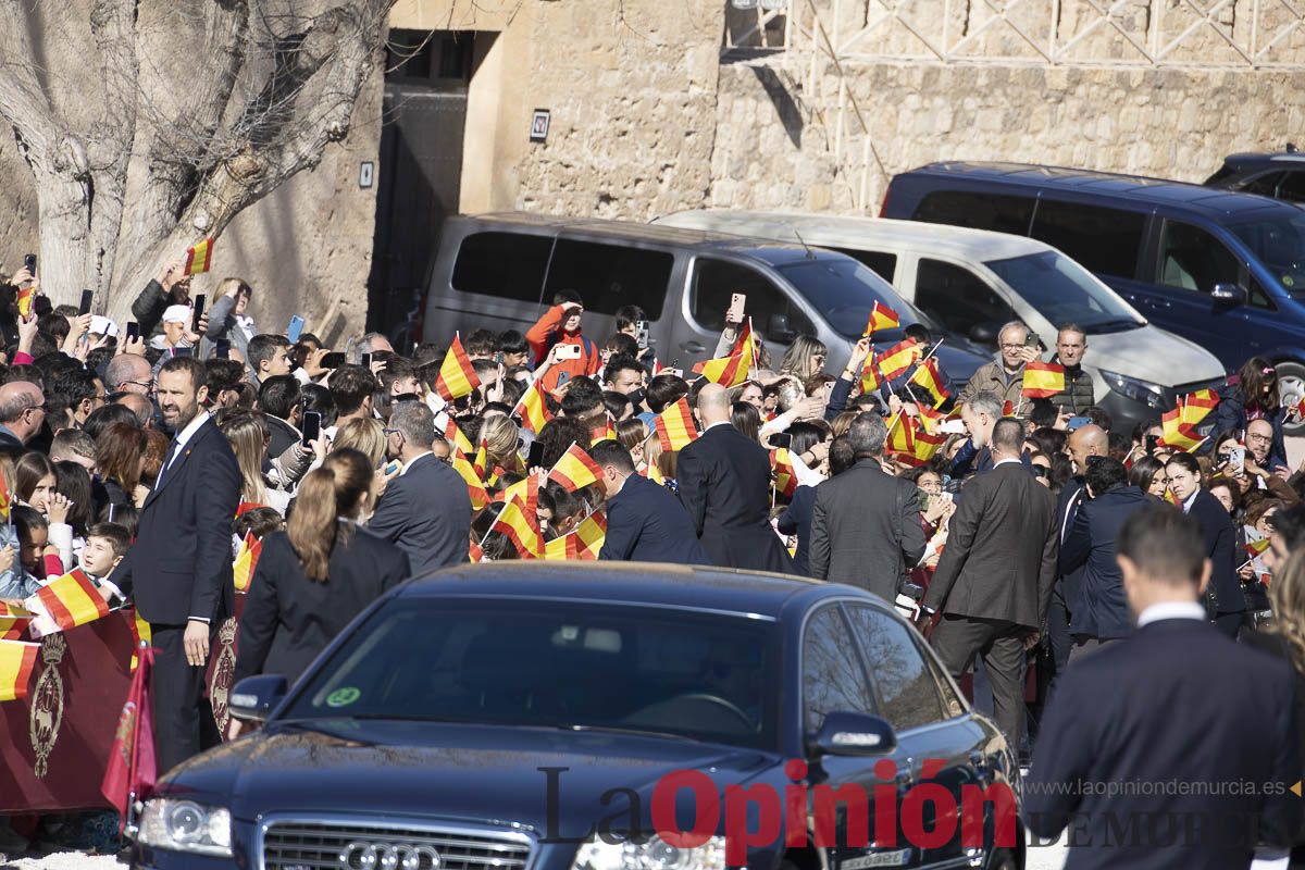 Visita de los reyes de España a Caravaca (explanada de la Basílica)