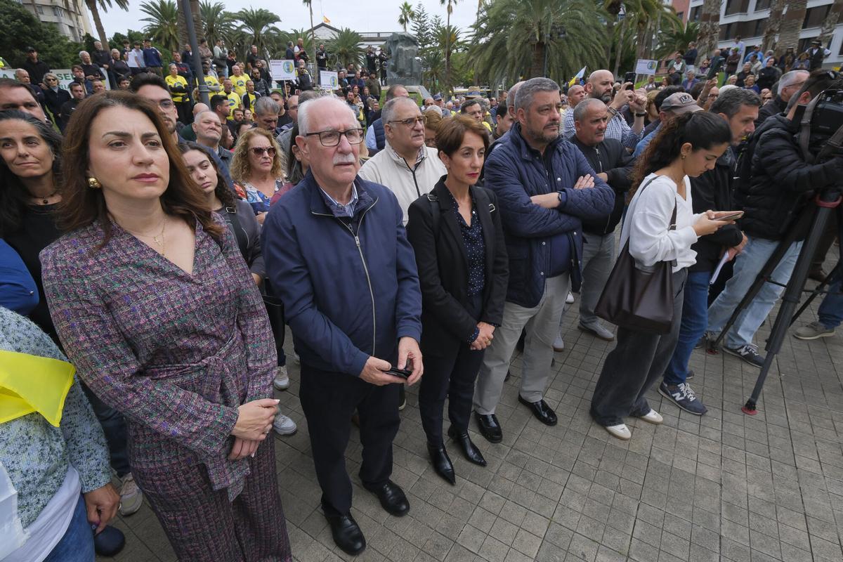 Protesta del sector primario de Gran Canaria contra el acuerdo UE-Mercosur