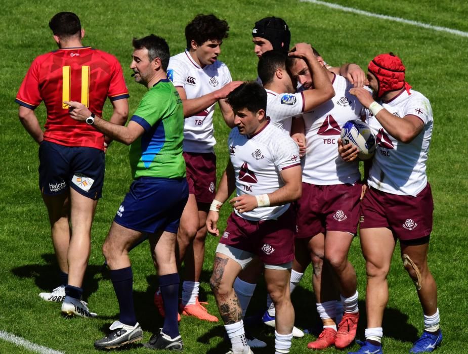 España-Georgia del Europeo de Rugby