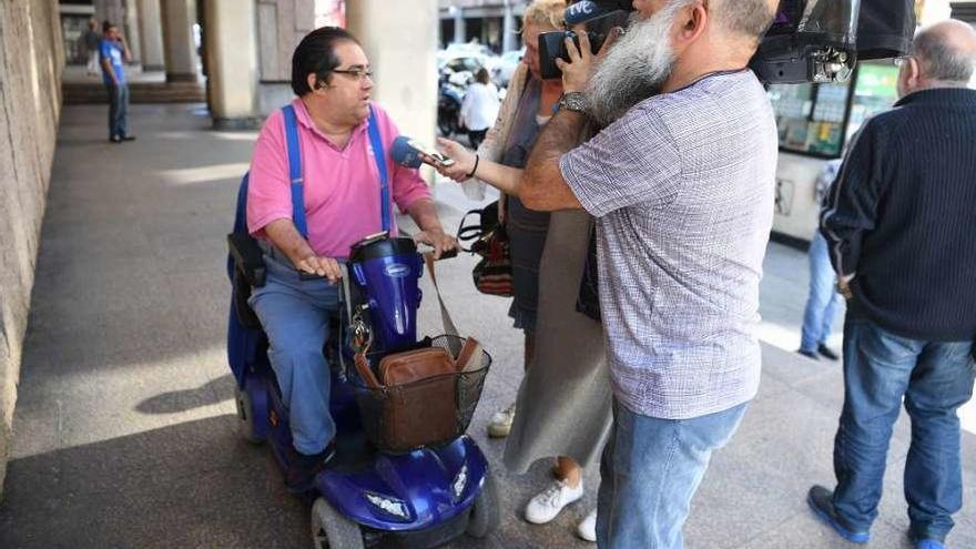 Gerardo Crespo, entrevistado antes de su comparecencia en el juzgado de mayo de 2017.