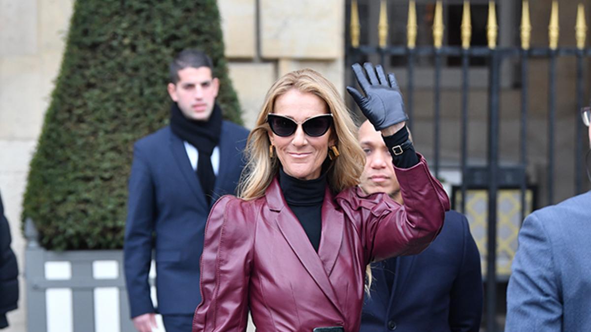 Celine Dion por las calles de París