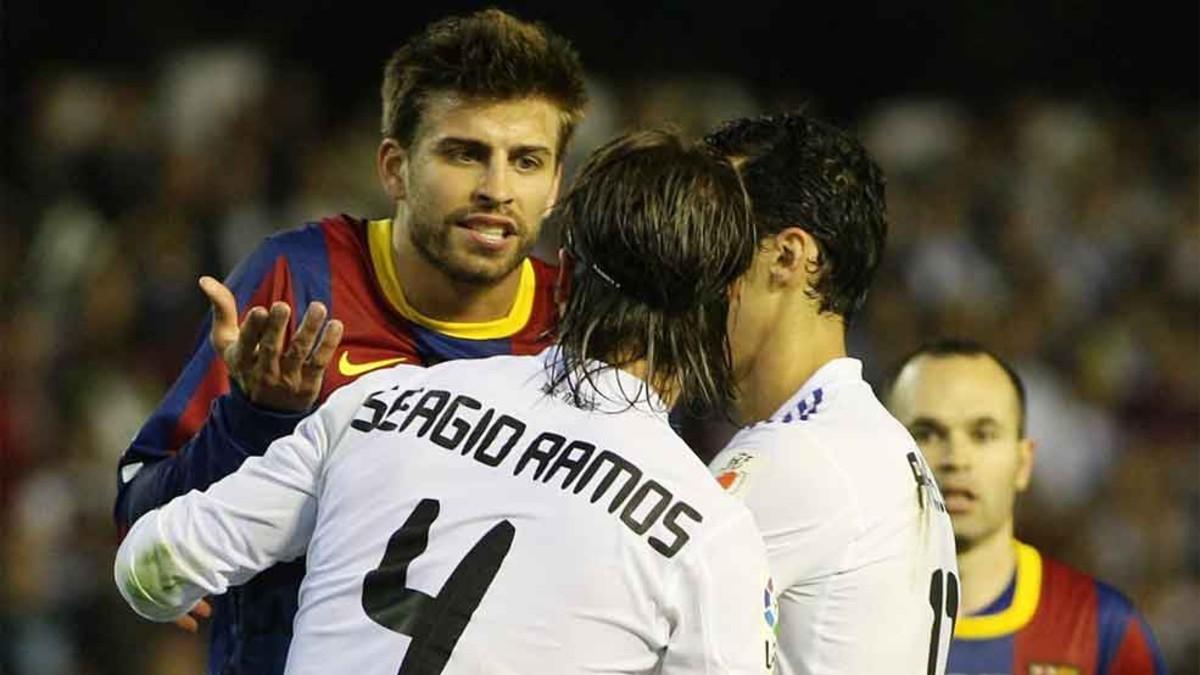 Gerard Piqué y Sergio Ramos, enemigos deportivos y amigos personales