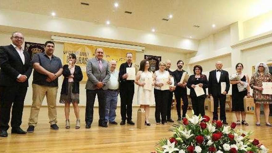 Premiados del certamen de corales de Arbo. // D.P.