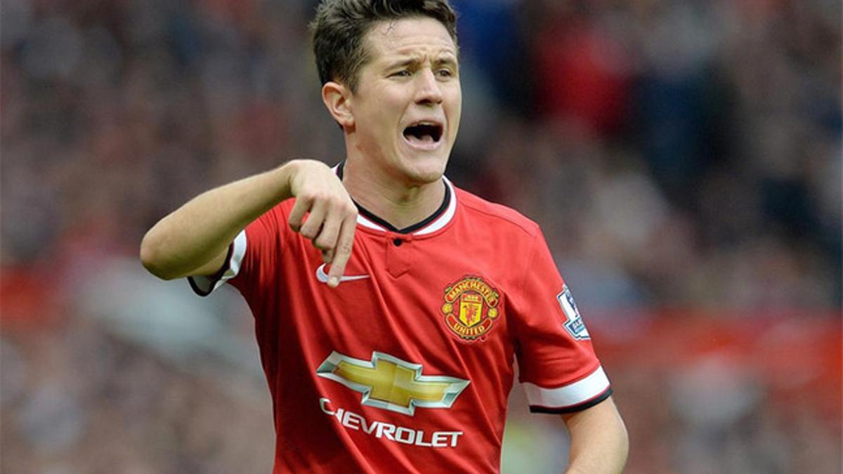 Ander, en un partido con el Manchester United