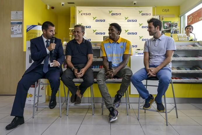 24/08/2017 LAS PALMAS DE GRAN CANARIA. Presentación en las instalaciones  Disa, Puerto de la Luz, del jugador Shaquielle Mckissic, Gran Canaria Herbalife, baloncesto temporada 2017/18. FOTO: J. PÉREZ CURBELO