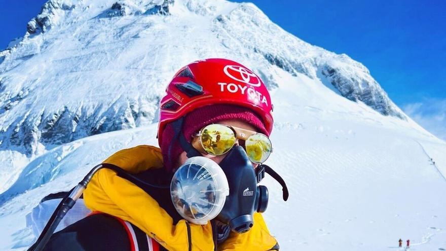 Rafa Jaime, el invidente que hizo cima en el Teide y en el Everest