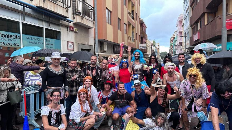 Carrera de tacones en el Carnaval de Telde 2024