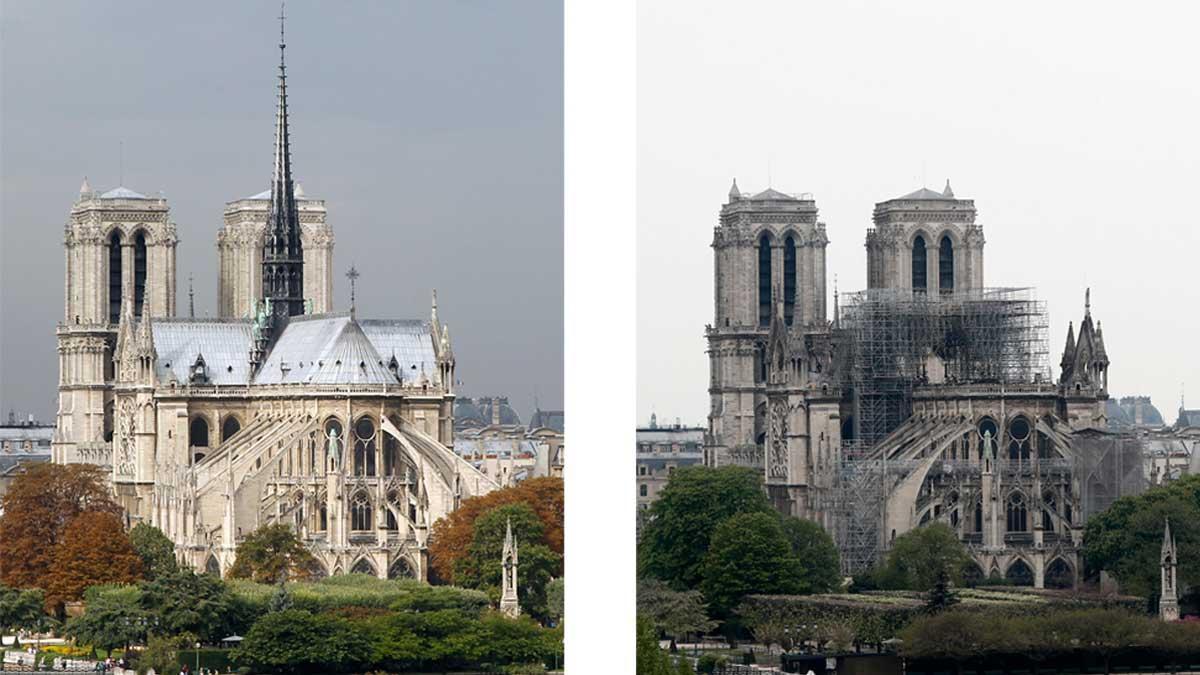 Conmoción por el incendio de la catedral de Notre Dame de París