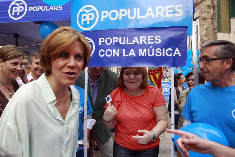 Cospedal en un acto con Nuevas Generaciones del PP valenciano