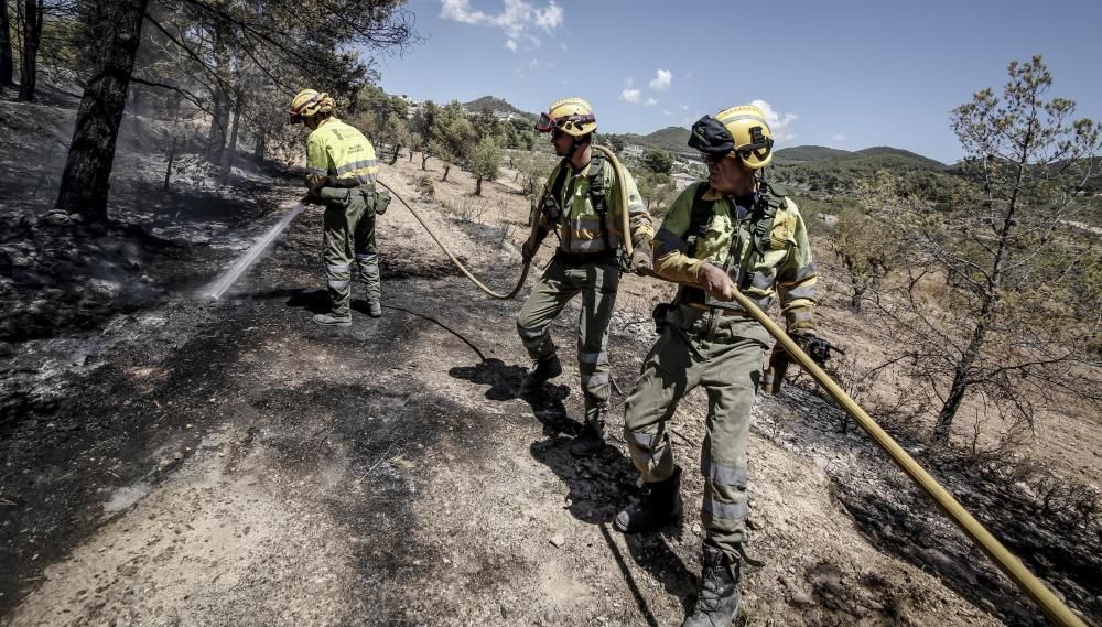 Incendio en La Torre de les Maçanes