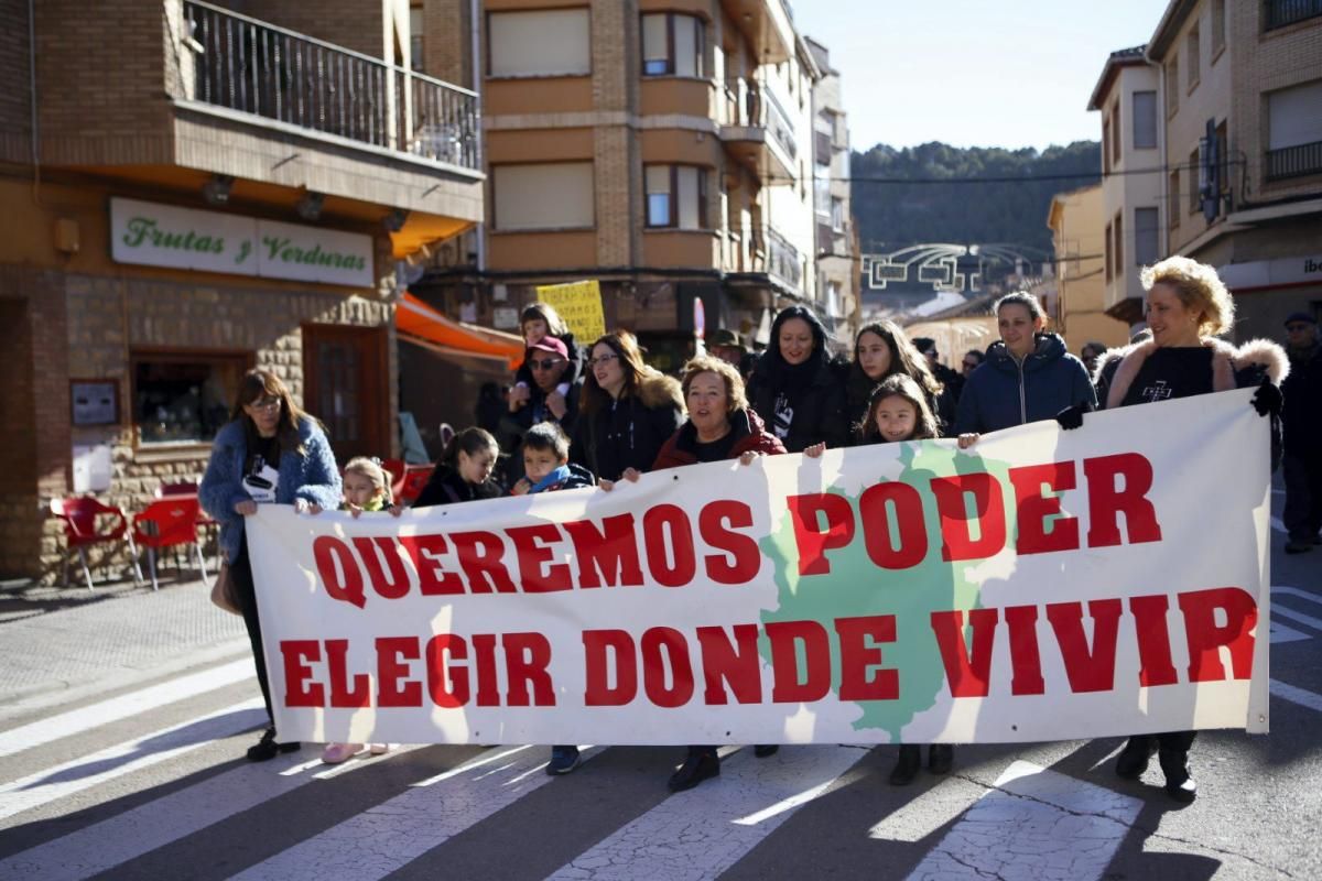 Manifestación en Andorra por una transición justa