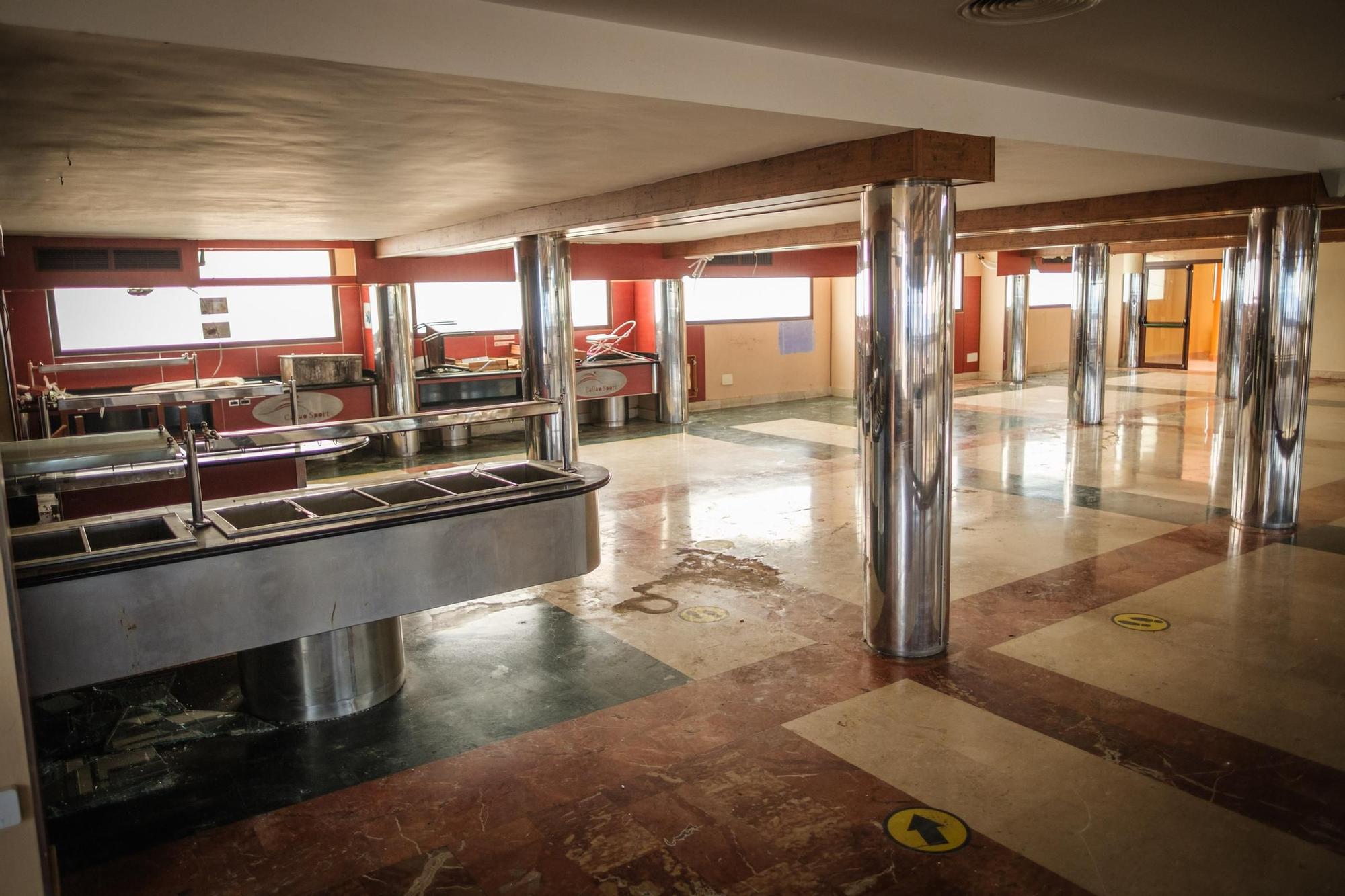 Hotel tomado por okupas en el sur de Tenerife