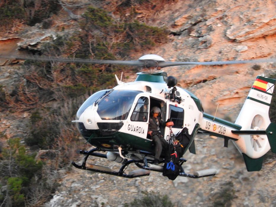 Rescate del cuerpo del desaparecido en Formentera