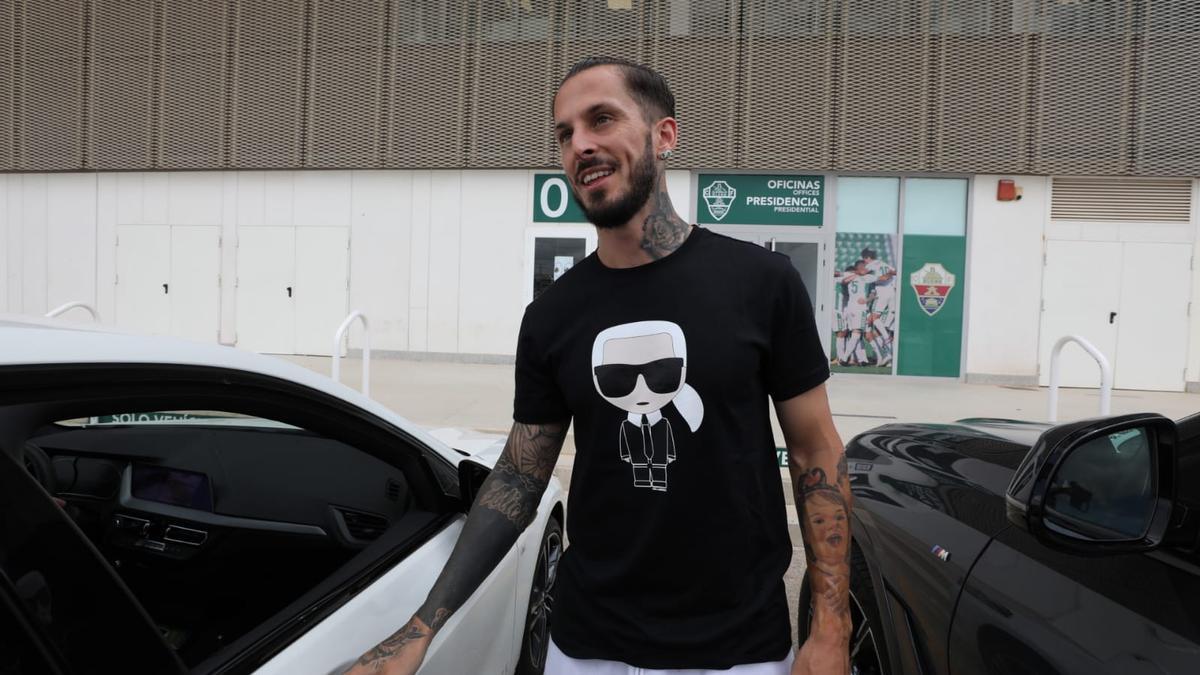 Dario Benedetto, tras la finalización de su primer entrenamiento