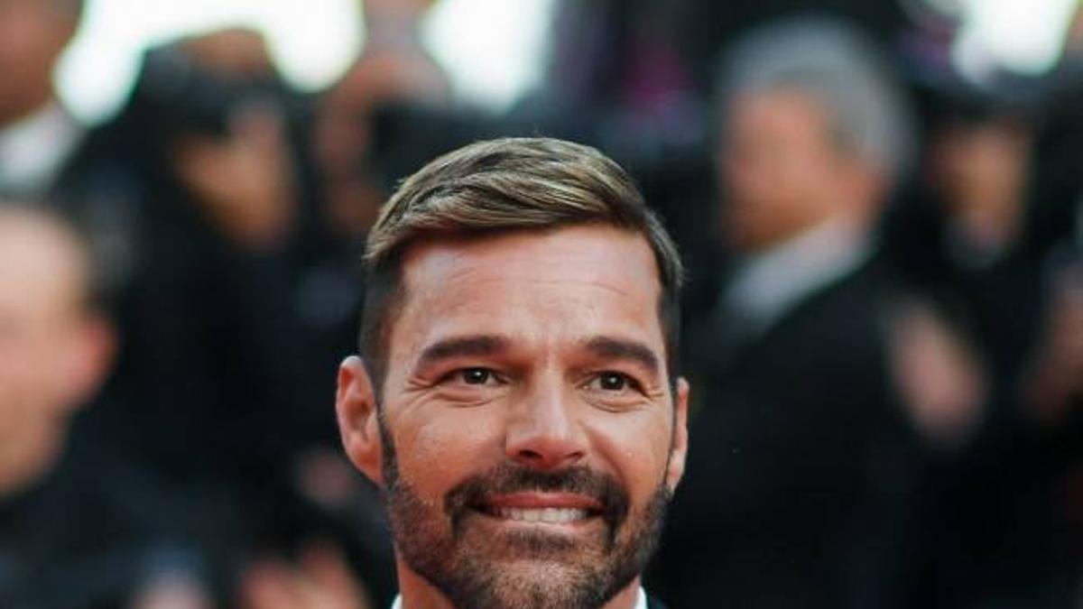 Ricky Martin en una alfombra roja