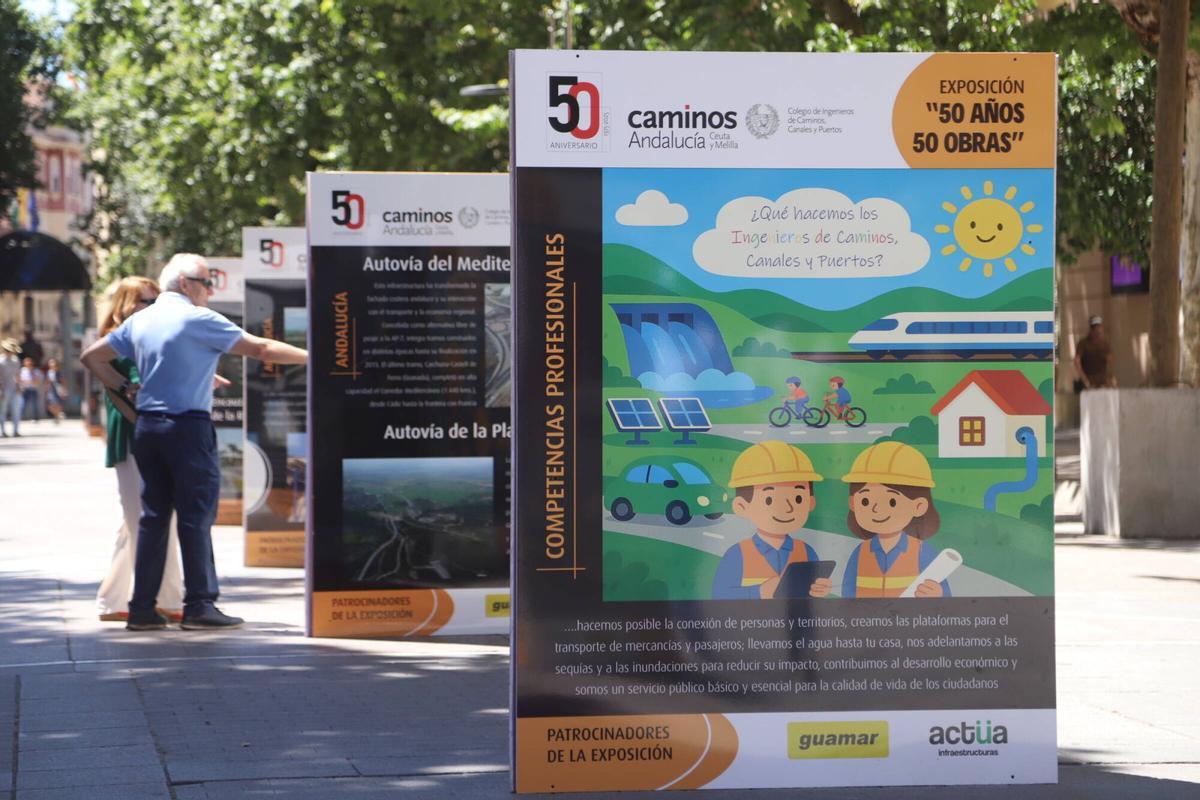 El Colegio de Ingenieros de Caminos inaugura una exposición en el Bulevar