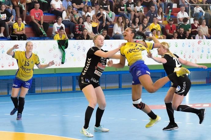 07-04-2019 TELDE. Ida de las semifinales de la Challenge Cup entre el Rocasa de Gran Canaria y el Kristianstad Handboll de Suecia  | 07/04/2019 | Fotógrafo: Andrés Cruz