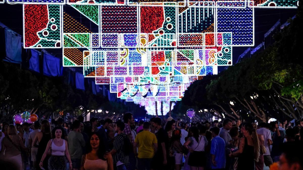 Alumbrado del Real de la Feria de Málaga