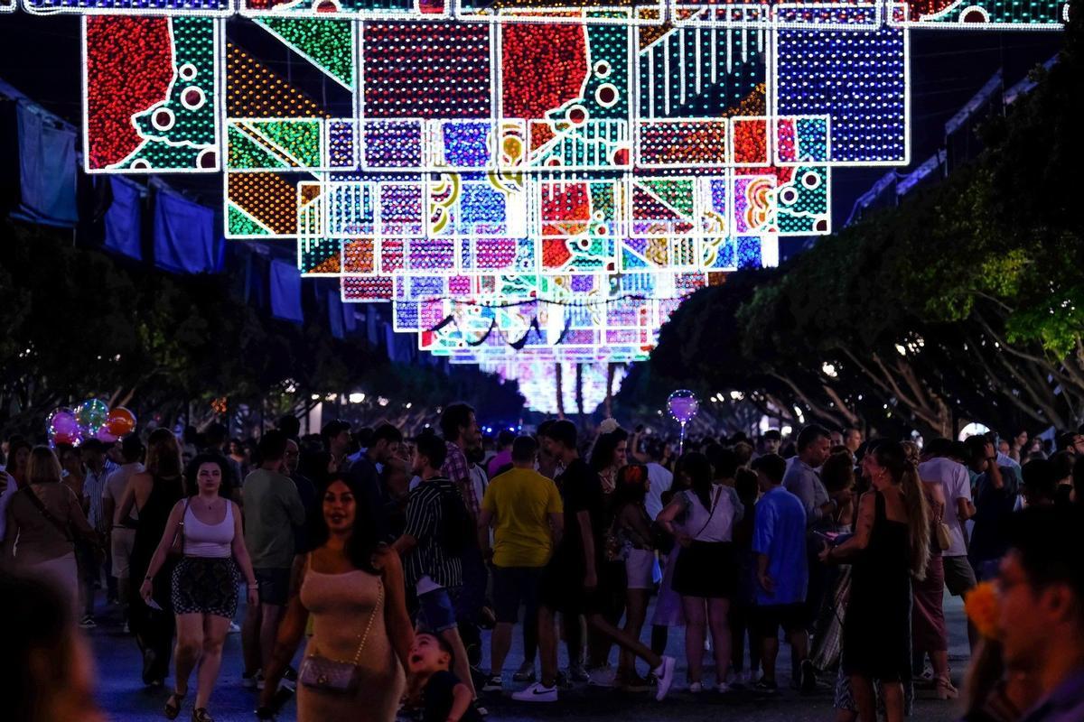Alumbrado del Real de la Feria de Málaga