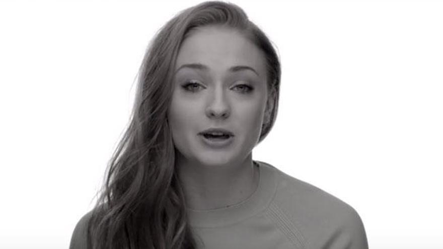 Sophie Turner, en el vídeo.