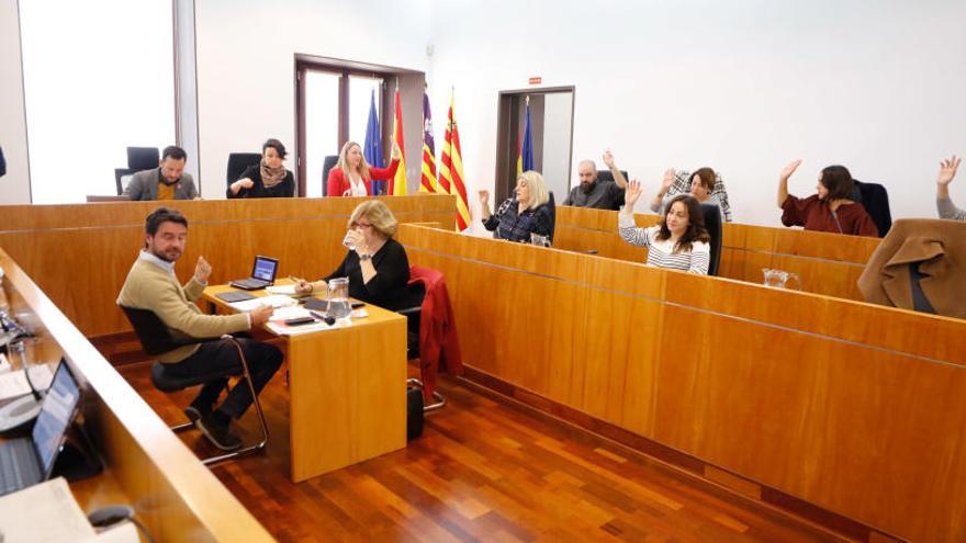 Un momento del pleno extraordinario del Ayuntamiento de Ibiza.