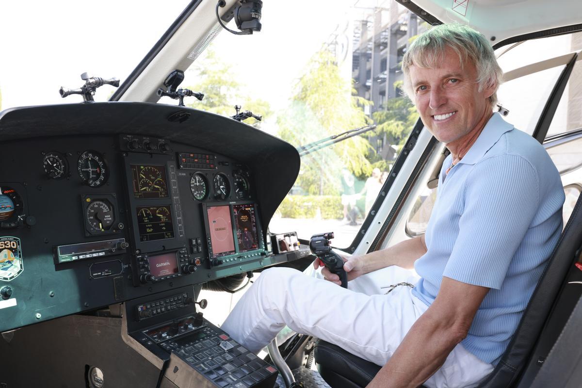 Jesús Calleja durante la promoción de su programa 'Volando voy, volando vengo' en 2025.