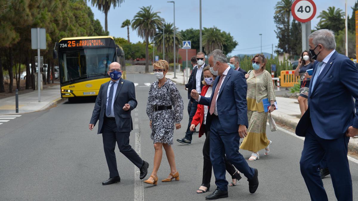 La ministra Nadia Calviño visita el Parque Científico Tecnológico de la ULPGC